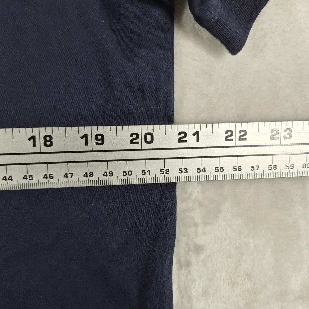 Banana Republic Luxe Touch Polo Shirt Men's Medium Blue Performance Golf NWT